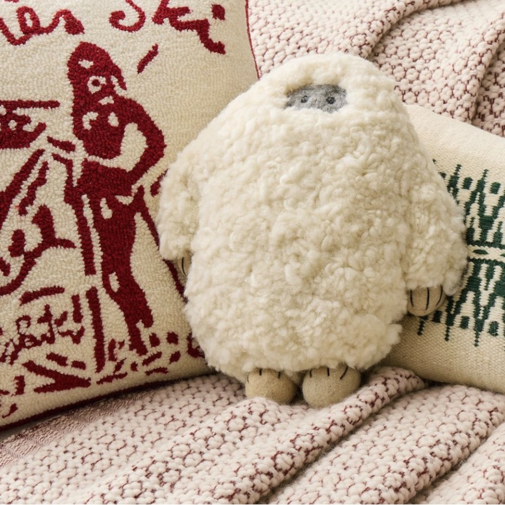 West Elm Yeti Pillow